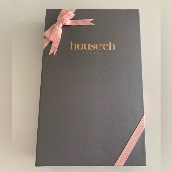 House of CB XS Blue Satin Corset “Faye” Midi Dress with Box and Tag - Picture 7 of 7